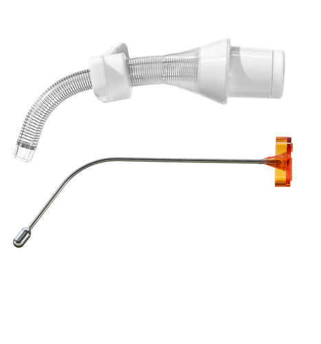 Cannula per tracheotomia - Silcosoft Neo PL - ATOS Medical - pediatrica / neonatale / curva