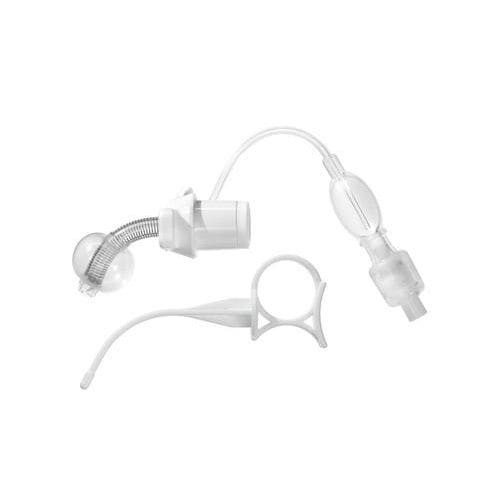 Cannula per tracheotomia - Silcosoft Neo C - ATOS Medical - pediatrica / curva / flessibile