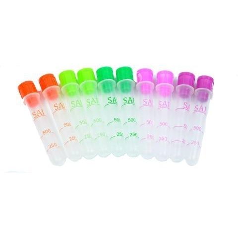 Provetta per prelievi veterinario - Micro500 - SAI Infusion Technologies - cilindrico / di sangue / eparina di litio