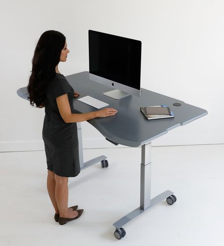 Workstation medica - Level2 Plus - Biomorph PACS Furniture - ad altezza regolabile / mobile