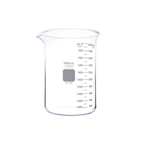 Coppa di decantazione da laboratorio - 1000-2L - Corning BV - graduata / di Griffin