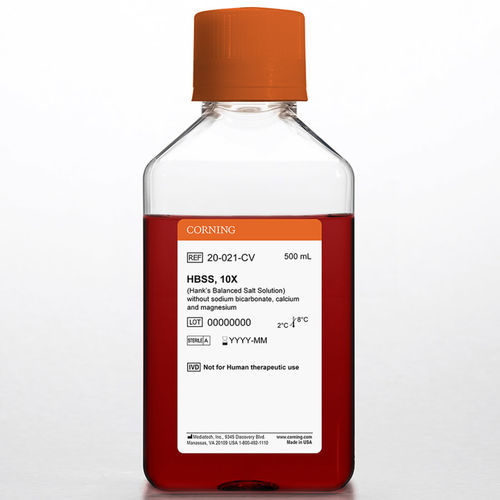 Reagente HBSS - Hank’s - Corning BV - da ricerca / liquido / di pH