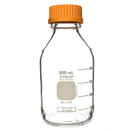 Flacone da laboratorio - 1395-500 - Corning BV - in vetro / in polipropilene / PTFE