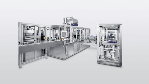 Sistema di confezionamento intermittente - FOT - Harro Hoefliger Verpackungsmaschinen - formatrice-riempitrice-sigillatrice / per polveri / per l'industria farmaceutica