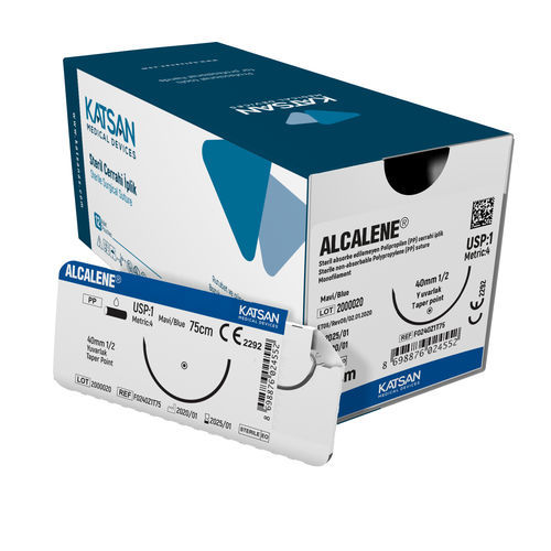 Filo di sutura non assorbibile - ALCALENE&reg; - KATSAN Medical Devices - per chirurgia generale / per chirurgia ortopedica / per neurochirurgia