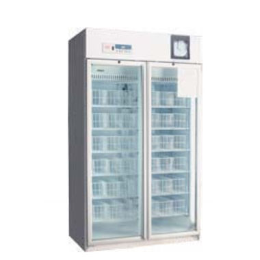 Frigorifero per banca del sangue - BB890 - MAAN Medical & Laboratory - ad armadio / 2 porte / con porta in vetro