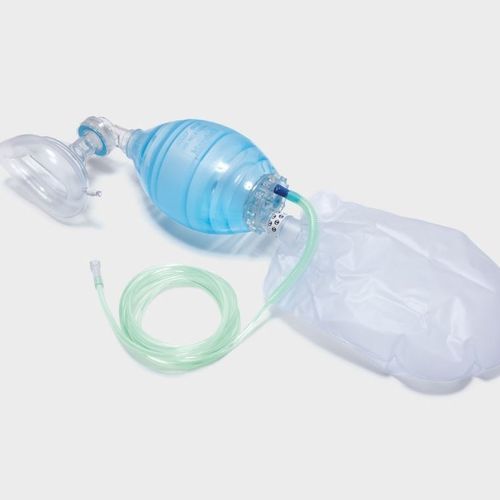 Rianimatore manuale per adulti - M6130100 - Marshall Airway Products - in silicone / con valvola PEEP / con maschera