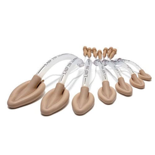 Maschera laringea in silicone - LAD® 550 - Marshall Airway Products - riutilizzabile