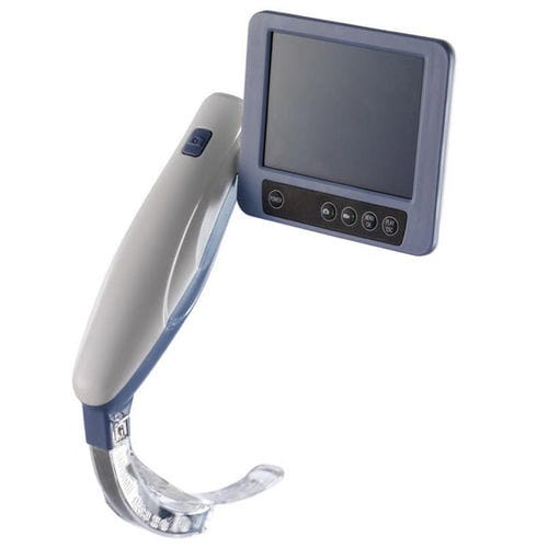 Videolaringoscopio con video monitor integrato - MVL - Marshall Airway Products - con lama
