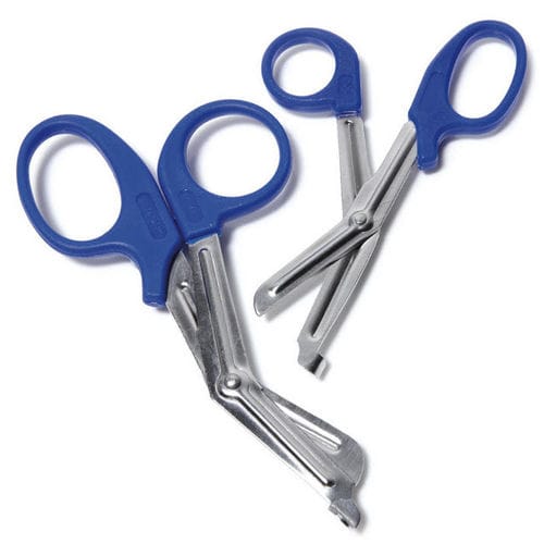 Forbici per bendaggio - M6MS130 - Marshall Airway Products - par paziente umano / monouso / curva