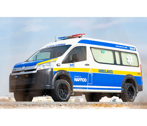 Ambulanza furgone - NF-AMB-CUS-HIACE - NAFFCO FZCO - 4x4 / con ossigenoterapia / automatica