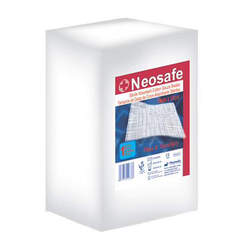 Compressa di garza in cotone - Neosafe - Neomedic Limited - sterile