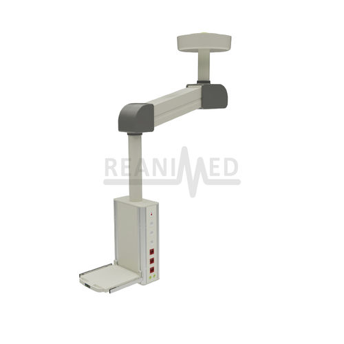 Braccio di distribuzione a motore -  PND-KAL-M01-1K - Reanimed Teknik Tibbi Sistemler Ltd Sti - a soffitto / per anestesia / per endoscopia