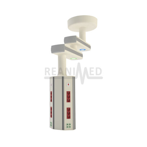 Braccio di distribuzione a soffitto - PND-HXM-M04-2K - Reanimed Teknik Tibbi Sistemler Ltd Sti - per anestesia / per terapia intensiva / articolato