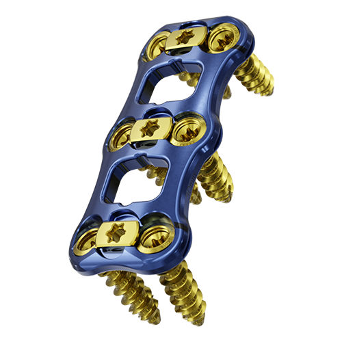 Placca per artrodesi cervicale - Admiral™ - SeaSpine - bloccata / in metallo / 2 livelli