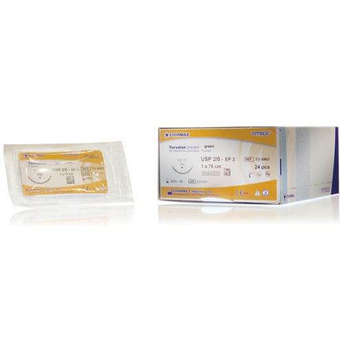 Filo di sutura non assorbibile - Tervalon  - Vitrex Medical A/S - per chirurgia plastica / 5/0 / 4/0