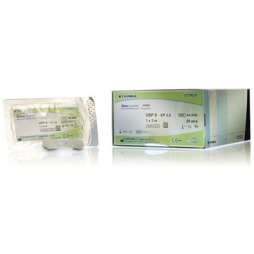 Filo di sutura non assorbibile - Silon - Vitrex Medical A/S - per chirurgia gastrointestinale / 5/0 / 4/0