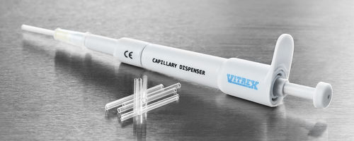 Provetta per prelievi per diagnostica - 569013 - Vitrex Medical A/S - cilindrico / di sangue / capillare