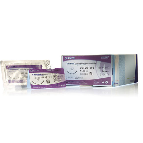 Filo di sutura assorbibile a medio termine - Chirasorb Plus - Vitrex Medical A/S - per chirurgia dei tessuti molli / 5/0 / 4/0