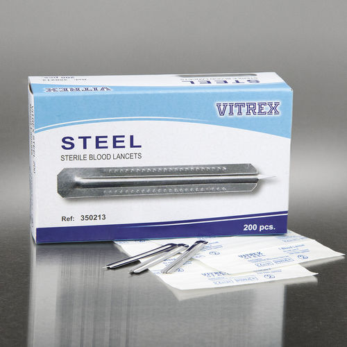 Lancetta sterile - 350213 - Vitrex Medical A/S - in acciaio inossidabile
