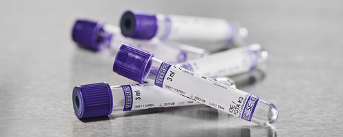 Provetta per prelievi per analisi ematologiche - Vacusence 10 series - Vitrex Medical A/S - cilindrico / di sangue / in PET