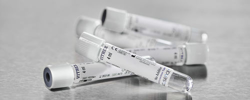 Provetta per prelievi da laboratorio - Vacusence+ - Vitrex Medical A/S - cilindrico / di sangue / di urina