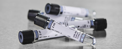 Provetta per prelievi per analisi della sedimentazione - Vacusence 11  - Vitrex Medical A/S - cilindrico / di sangue / in PET