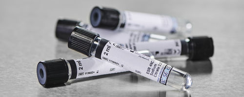 Provetta per prelievi per analisi della sedimentazione - Vacusence+ - Vitrex Medical A/S - cilindrico / di sangue / in PET