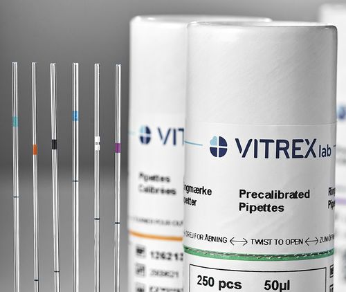 Pipetta manuale - Precalibrated  - Vitrex Medical A/S - capillare / a volume fisso