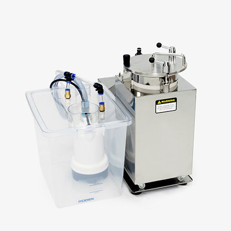 Unità di filtrazione per liquido - RFS-10 - Rodek - per polveri / da laboratorio / per il settore medico
