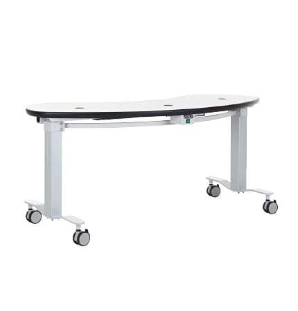 Tavolo oftalmico elettrico - RT-400 - Rodek - ad altezza regolabile / con rotelle