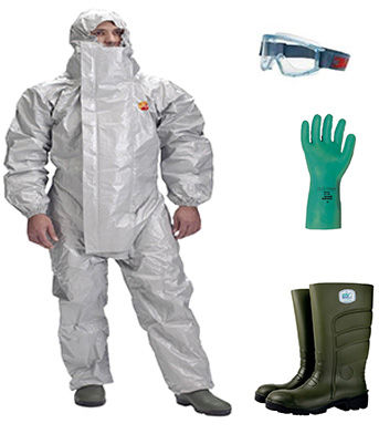 Tuta protettiva unisex - CHA5 - Axis - bianca