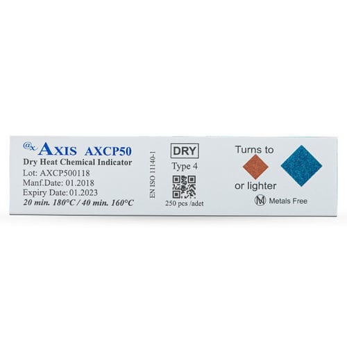 Indicatore biologico di sterilizzazione - AXCP50 - Axis - medico / per l'industria farmaceutica / da laboratorio