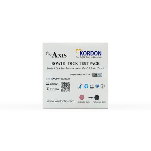 Kit di test di sterilizzazione - AXCP140 &ndash; 200 - Axis - Bowie-Dick