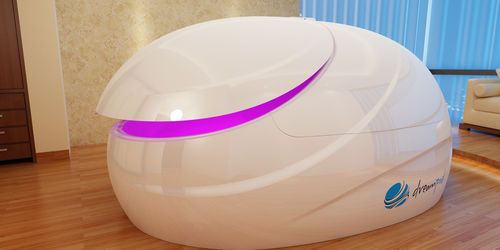 Vasca di deprivazione sensoriale con lampade di cromoterapia - Dreampod V2 - Dreampod - con altoparlanti di sonologia