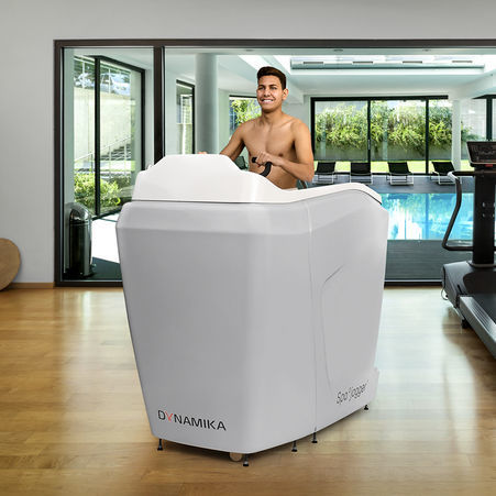 Vasca per idromassaggio arti inferiori - Spa°Jogger® - Dynamika - con tappeto scorrevole / con lampade di cromoterapia