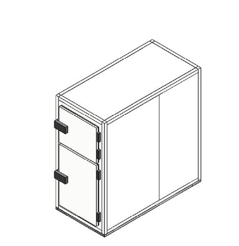Cella mortuaria per barelle mortuarie - MORG328R - FRIMA CONCEPT - 3 salme / a carico frontale / a doppia porta