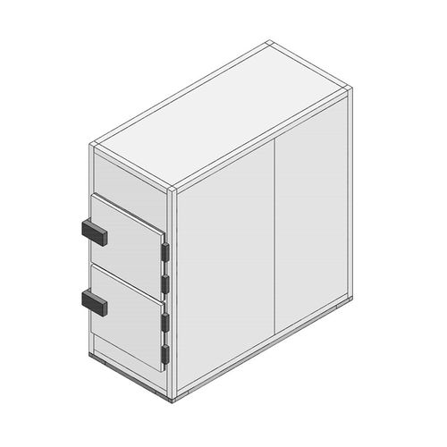 Cella mortuaria per barelle mortuarie - MORG227 - FRIMA CONCEPT - 2 salme / a carico frontale / per stoccaggio temporaneo