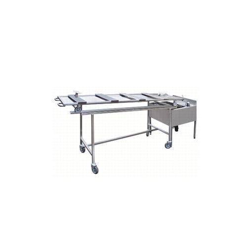 Barella con carrello da trasporto - CHAR190 - FRIMA CONCEPT - mortuaria / manuale / in acciaio inossidabile