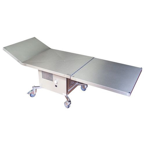 Tavolo di presentazione salme - TABL060 - FRIMA CONCEPT - rettangolare / su rotelle / in acciaio inossidabile