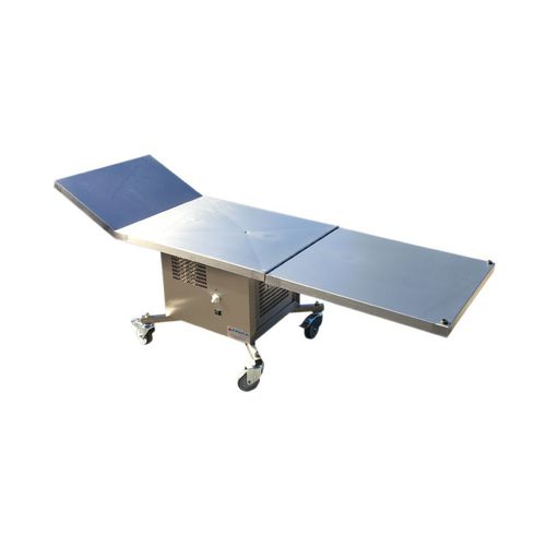 Tavolo rettangolare - TABL070 - FRIMA CONCEPT - su rotelle / in acciaio inossidabile / refrigerato