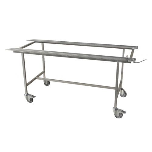 Barella con carrello da trasporto - CHAR190 - FRIMA CONCEPT - mortuaria / manuale / in acciaio inossidabile