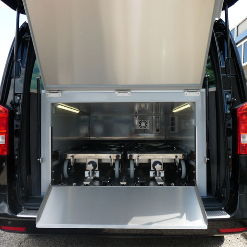 Cella mortuaria per barelle mortuarie - CONT101 - FRIMA CONCEPT - 2 salme / a carico frontale / mobile