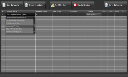 Software di importazione di archivio - Schedule Saver  - DART Sim ECG Simulator - per comunicazioni / medico / Windows