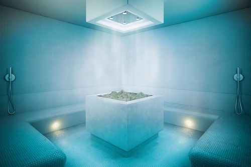 Hammam sala - Onsen - Stenal - con generatore di vapore / per pietre da sauna