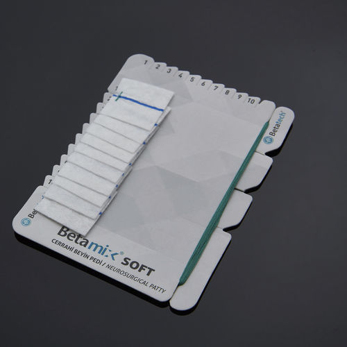 Agente emostatico pad - Patties - Betatech Medical - per neurochirurgia