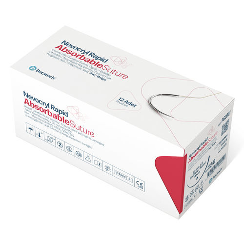 Filo di sutura assorbibile - NEVOCRYL RAPID PGA  - Betatech Medical - per chirurgia orale / per chirurgia oftalmica / per chirurgia uroginecologica