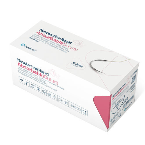 Filo di sutura assorbibile - NEVOLACTINE RAPID PGLA - Betatech Medical - per chirurgia orale / per chirurgia oftalmica / per chirurgia uroginecologica
