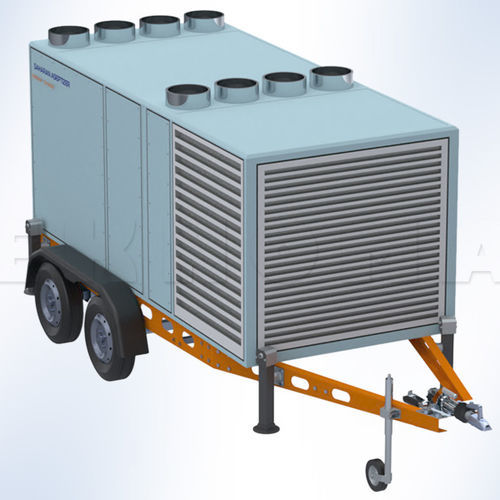 Depuratore d'aria mobile - Saharan - TEKNOMAR LTD - UV-C / HEPA H14 / per ospedale