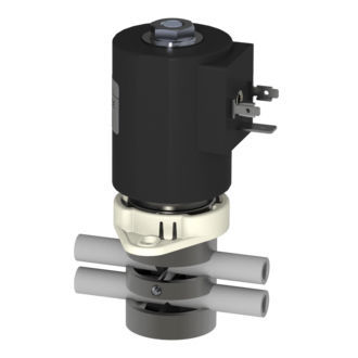 Valvola per il settore medico - 16.006.330 - A. u. K. Müller GmbH & Co. KG - a solenoidi / a comando diretto / PTFE